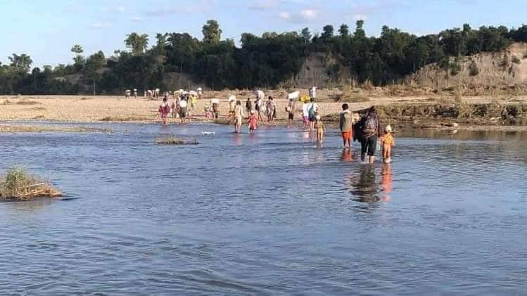 (စစ်ကိုင်း၊ချင်း၊မ​ကွေးမှ စစ်​​ဘေး​ရှောင်ပြည်သူများ။ ဓါတ်ပုံ-CJ)