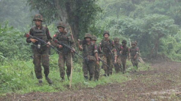 ပုံစာ - ကချင်ပြည်နယ်တစ်​နေရာမှ စစ်​ကောင်စီတပ်(ပုံအ​ဟောင်းဖြစ်ပါသည်)