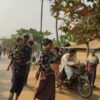 (စစ်ကောင်စီတပ် စစ်ကြောင်းထိုး မီးရှိဖျက်ဆီးမှုများကြောင့် ထွက်ပြေးတိမ်းရှောင်နေရသော ခင်ဦးနယ် ပြည်သူများအား ၂၀၂၃ မေလ ၈ရက်က တွေ့ရစဥ်။ ဓာတ်ပုံ- ခင်ဦးမြိုနယ် သတင်းမှန်ပြန်ကြားရေး)