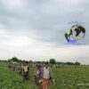 (ထွက်ပြေးတိမ်းရှောင်နေရသော ခင်ဦးနယ်ပြည်သူများအား တွေ့ရစဥ်။ ဓာတ်ပုံ - ခင်ဦးမြို့နယ်သတင်းမှန်ပြန်ကြားရေး)