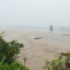 (မုန်တိုင်းကြောင့် ယောချောင်းရေ ရေကြီးရေလျှံမှု ဖြစ်ပွားနေစဥ်။ ဓာတ်ပုံ-Pauk Newsletterpage)