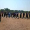 (​တောင်သာနယ်ရှိ​ကျေးရွာအချို့တွင် စစ်​ကောင်စီတပ်က ပျူသက်တန်း​ပေး​နေစဥ်။ဓါတ်ပုံ-​တောင်သာပအဖ)