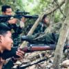 ( ကျားဖြူစစ်ကြောင်း တပ်ခွဲ(၁)မှ ရဲဘော်များအား တွေ့ရစဥ်။ ဓာတ်ပုံ - Albino Tiger Company-1)