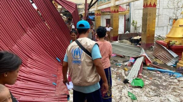 မုန်တိုင်းသင့်ဒေသတွေဆီ သွားလာခွင့် စစ်ကောင်စီထံက ကုလစောင့်ဆိုင်းနေရ