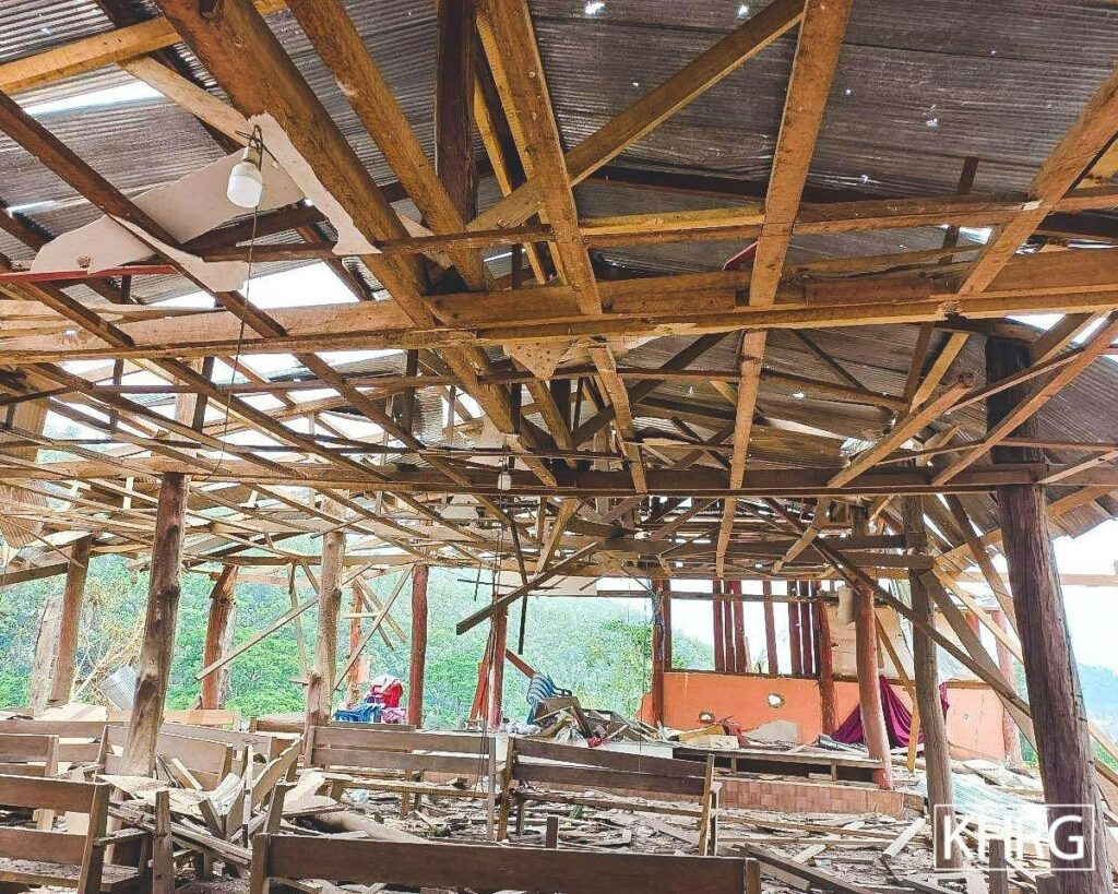 KNU တပ်မဟာ ၆ နယ်မြေထဲ ဗုံးကြဲလို့ ရွာသား ၂၀၀ ကျော် တိမ်းရှောင်နေရ