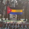 (မတ်လ ၂၄ ရက်က စစ်ကိုင်းတိုင်း၊ တမူးမြို့နယ် ကလေး - တမူးကားလမ်းပေါ်ရှိ ဘုက္ကန်ရဲကင်းစခန်းအား အမျိုးသားလွတ်မြောက်ရေးတပ်မတော်(NLA)က ဝင်ရောက်စီးနင်းတိုက်ခိုက်ခဲ့ပြီး လက်နက်ခဲယမ်းအများအပြားကို သိမ်းဆည်းနိုင်ခဲ့စဥ်။ ဓာတ်ပုံ-NLA)
