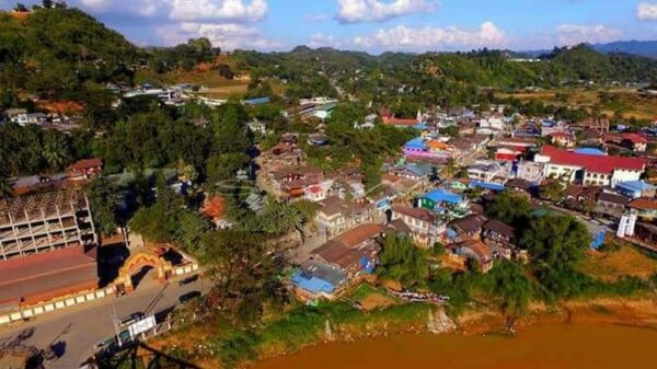 (ဖားကန့်မြို့လယ်တစ်​နေရာကို ၂၀၁၈ ခုနှစ်က​တွေ့ရစဥ် ။ဓါတ်ပုံ-CJ)