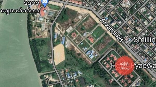 (စစ်​ကောင်စီခန့် ဝန်ကြီးအိမ်ရာပြ ​မြေပုံ)