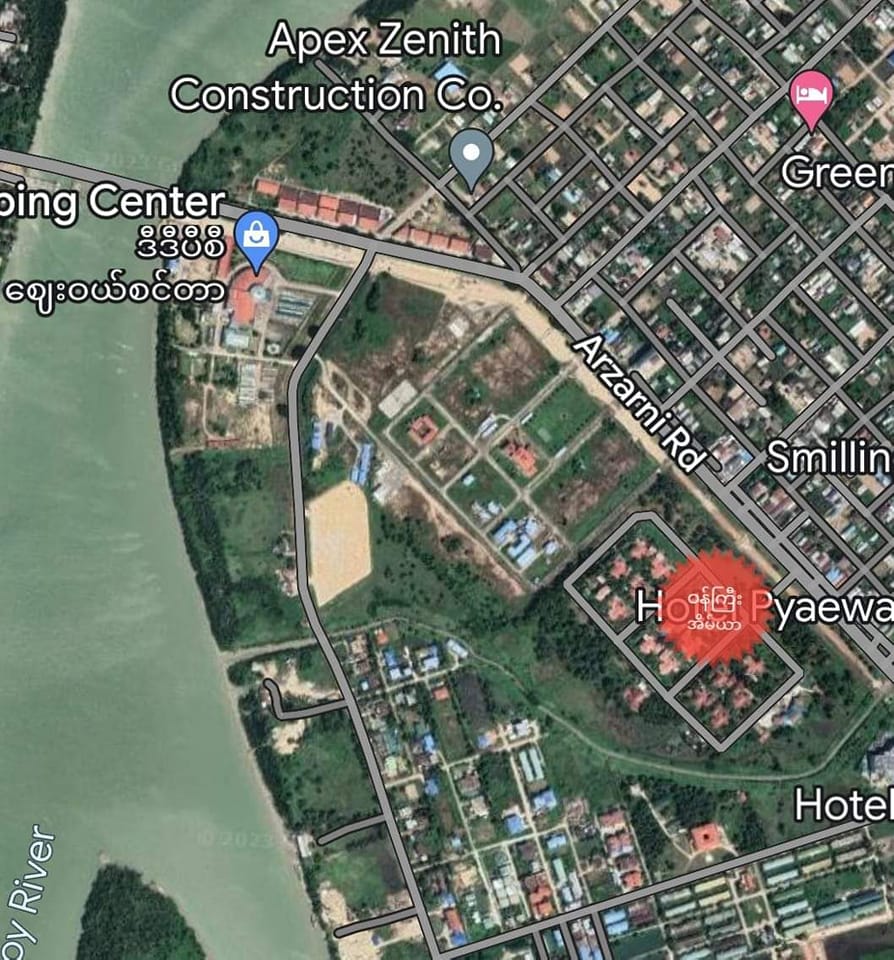 (စစ်​ကောင်စီခန့် ဝန်ကြီးအိမ်ရာပြ ​မြေပုံ)