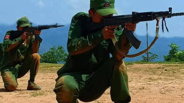(ကိုးကန့်တပ်ဖွဲ့(MNDAA)မှ ရဲဘော်များအား တွေ့ရစဉ်။ ဓာတ်ပုံ - MNDAA)