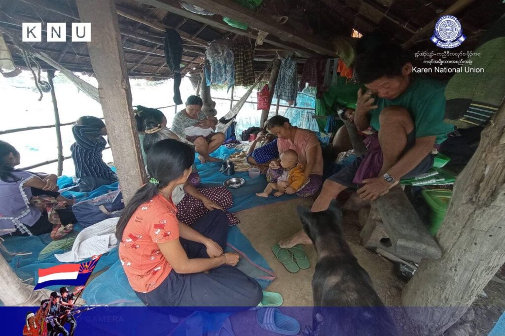 နတ်သံကွင်းဒေသ တိုက်ပွဲအပြီး ဒေသခံ ၄,၅၀၀ ကျော် တိမ်းရှောင်နေရ