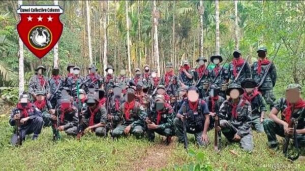 (ထားဝယ်စုပေါင်းစစ်ကြောင်းမှ ရဲဘော်များအားတွေ့ရစဥ်။ ဓာတ်ပုံ - DCC)