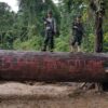 (ကရင်အမျိုးသားအစည်းအရုံး(KNU)မှ ရဲဘော်များအား တွေ့ရစဥ်။ ဓာတ်ပုံ - KIC)