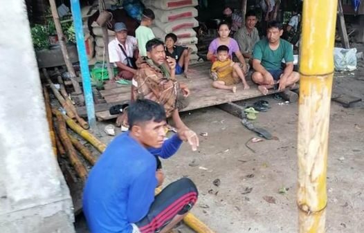 (ယနေ့ ဇွန် ၁၅ ရက်တွင်တွေ့ရသော စစ်ဘေးရှောင်ပြည်သူများ။ ဓာတ်ပုံ -ပေးပို့)