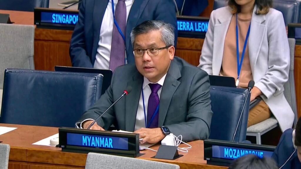 မြန်မာ့အရေး တိကျပြတ်သား ခိုင်မာသော လုပ်ဆောင်ချက်များကို အချိန်မီချမှတ်လုပ်ဆောင်ရန် နိုင်ငံတကာကို မြန်မာသံအမတ်ကြီး ထပ်မံတိုက်တွန်း