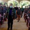 (PDFများ တက်ရောက်သည့် အရာရှိသင်တန်းဆင်းပွဲ ယာယီသမ္မတ တက်ရောက်နေစဉ်)