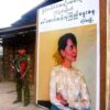 (၂၀၁၁ ခုနှစ်ကပြုလုပ်ခဲ့သော ဒေါ်အောင်ဆန်းစုကြည်၏ (၆၆)နှစ်မြောက်မွေးနေ့အခမ်းအနားအား တွေ့ရစဥ်။ ဓာတ်ပုံ-KIO)