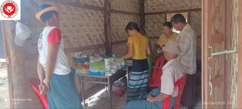 (ဓာတ်ပုံ - S&C မီးဘေး၊ စစ်ဘေး၊ ပညာရေးကူညီစောင့်ရှောက်ရေးအဖွဲ့)