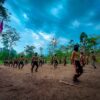 (တမူး PDF တပ်ရင်း -၄ မှ တပ်ဖွဲ့ဝင်များ ​လေ့ကျင့်​နေကြစဥ်။ ဓါတ်ပုံ-PDF Tamu- 4)