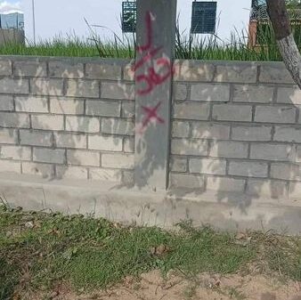 (ဖယ်ရှားပေးရမည့် ကန်ကောက်ရွာနှင့်နန်းဦးလွင် ​ကျေးရွာအုပ်စုရှိ နေအိမ်အချို့အားတွေ့ရစဥ်။ဓာတ်ပုံ-CJ)