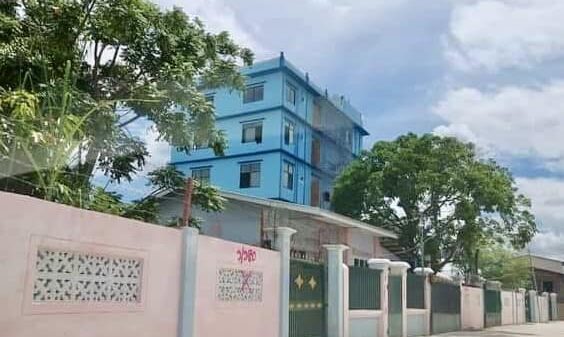(ဖယ်ရှားပေးရမည့် ကန်ကောက်ရွာနှင့်နန်းဦးလွင် ​ကျေးရွာအုပ်စုရှိ နေအိမ်အချို့အားတွေ့ရစဥ်။ဓာတ်ပုံ-CJ)