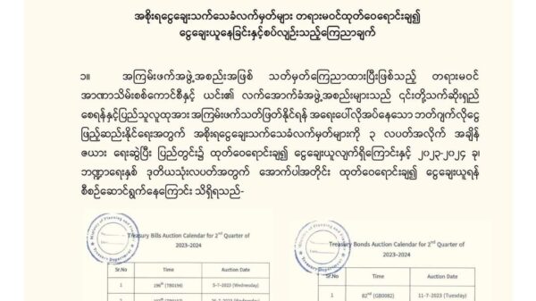 (NUG ၏ ထုတ်ပြန်ချက်)