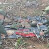 (ကိုးကန့်စစ်မြေပြင်တွင် စစ်ကောင်စီတပ်ထံမှ MNDAAက လက်နက်ခဲယမ်းများ သိမ်းဆည်းရမိစဥ်။ ဓာတ်ပုံ - The Kokang)