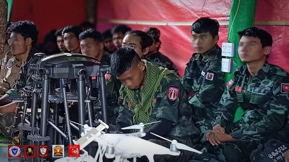 ဒရုန်းတပ်ဆင်မောင်နှင်ခြင်း၊ ကင်းထောက်ခြင်းနှင့် မြေပြင်၊ဝေဟင်ပူးတွဲ ချေမှုန်းရေးအတွက် တပ်ခွဲ (၈)ခု သင်တန်းဆင်းပွဲပြုလုပ်