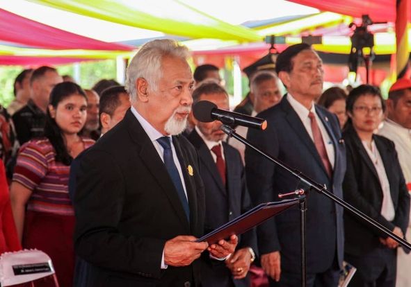 (အရှေ့တီမောနိုင်ငံ၏ အစိုးရသစ် ကျမ်းကျိန်ပွဲအခမ်းအနားနှင့် အခမ်းအနားသို့တက်​ရောက်ခဲ့​သော NUG နိုင်ငံခြား​ရေးဝန်ကြီး ​ဒေါ်ဇင်မာ​အောင်)