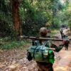 (ကချင်လွတ်လပ်ရေးတပ်မတော်(KIA)မှ တပ်သားများ စစ်မြေပြင်တစ်နေရာ၌ တွေ့ရစဥ်။ ဓာတ်ပုံ - CJ)