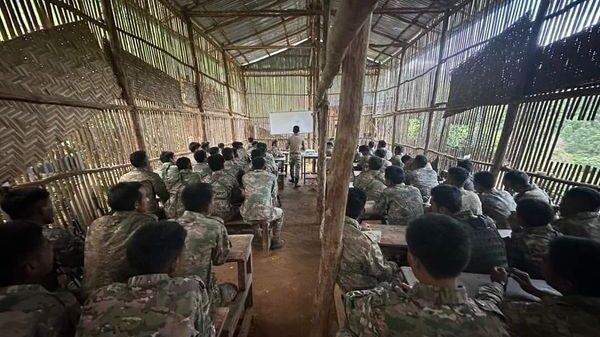 (သင်တန်းတက်​ရောက်​နေ​သော MDY-PDF တပ်ဖွဲ့ဝင်များ။ဓါတ်ပုံ-MDY-PDF)