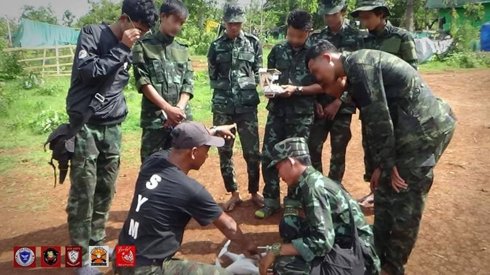 ဒရုန်းတပ်ဆင်မောင်နှင်ခြင်း၊ ကင်းထောက်ခြင်းနှင့် မြေပြင်၊ဝေဟင်ပူးတွဲ ချေမှုန်းရေးအတွက် တပ်ခွဲ (၈)ခု သင်တန်းဆင်းပွဲပြုလုပ်