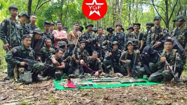 (KNLA နှင့် YGF ပူး​ပေါင်းစစ်​ကြောင်းနှင့်သိမ်းဆည်းရရှိ​သော ခဲယမ်းနှင့် ကျည်များ။ဓါတ်ပုံ-YGF)