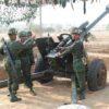 (စစ်​ကောင်စီ၏ လက်နက်ကြီးတပ်ဖွဲ့ဝင်အချို့ ။ ပုံအ​ဟောင်းဖြစ်ပါသည်။ဓါတ်ပုံ-စစ်​ကောင်စီ)