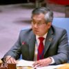 (မြန်မာသံအမတ်ကြီးဦးကျော်မိုးထွန်း​ဆွေး​နွေး​ပြောကြား​နေစဥ်။ဓါတ်ပုံ-PMOMTTUN)