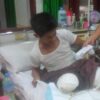 (​နေပြည်​တော် ကုတင်၁၀၀၀ စစ်​ဆေးရုံတွင်​ဆေးဝါးကုသမှုခံယူ​နေ​သော ​စစ်​သားအချို့ ။ဓါတ်ပုံ-Thar Htet Nyan)