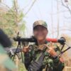 (ပြည်သူ့ကာကွယ်​ရေးတပ်ဖွဲ့ဝင်တစ်ဦး။ဓါတ်ပုံ-NUG)