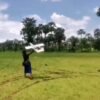 (ကန်ဒေါင့်ရဲစခန်းအား ဒရုန်းဖြင့် တိုက်ခိုက်ရန်ြပင်ဆင်နေသော တော်လှန်ရေးရဲဘော်များအား တွေ့ရစဥ်)