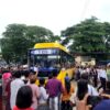 သြဂုတ်လ ၁ ရက်နေ့ လွတ်ငြိမ်းပေးရာ အင်းစိန်ထောင်ရှေ့မြင်ကွင်း