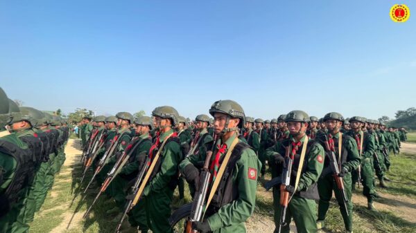 (ရှမ်းပြည်တိုးတက်ရေးပါတီ(SSPP/SSA)မှ ရဲဘော်များအား တွေ့ရစဉ်။ ဓာတ်ပုံ - SSPP)