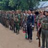 (စစ်ကိုင်းတိုင်းအတွင်းရှိ ပျူစောထီးအဖွဲ့ဝင်များအား ၂၀၂၂ အောက်တိုဘာ ၁၈ ရက်က တွေ့ရစဉ်။ဓာတ်ပုံ - အညာသားလေး)