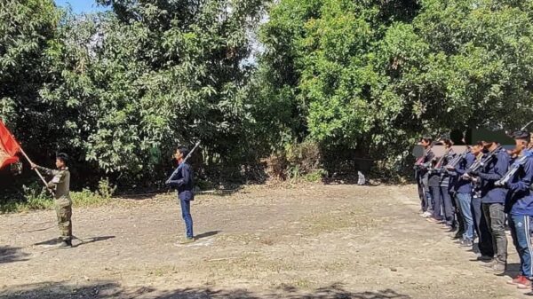 (MG6ပြောက်ကျားတပ်မှ ရဲဘော်များအား တွေ့ရစဉ်။ ဓာတ်ပုံ - MG6)