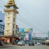 (ပစ်ခတ်မှုပေါက်ကွဲမှုများ မကြာခဏဖြစ်ပွားနေသည့် နယ်စပ်မြို့တော် မူဆယ်မြို့လယ်တစ်နေရာအား တွေ့ရစဥ်။ ဓာတ်ပုံ - CJ)