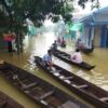 (ပဲခူးမြို့ရှိ ရပ်ကွက်အချို့၌ ရေကြီးမှုမြင်ကွင်းများ။ ဓာတ်ပုံ - CJ)
