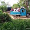 (ဒီပဲယင်းမြို့နယ်တွင် စစ်ကောင်စီတပ် စစ်ကြောင်းကြောင့် ပြည်သူများထွက်ပြေးတိမ်းရှောင်နေရစဥ်။ ဓာတ်ပုံ- ဒီပဲယင်းမြို့နယ်ညီနောင်များ)