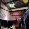 (စစ်ကောင်စီ၏ ဒရုန်းဖြင့် ဗုံးကြဲတိုက်ခိုက်မှုတွင် ထိခိုက်ပျက်စီးခဲ့သည့် နေအိမ်နှင့် ကျဉ်အပိုင်းအစများ။ဓာတ်ပုံ - KNDF)