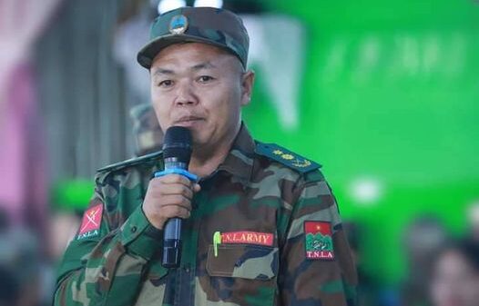 (TNLA သတင်းပြန်ကြားရေးဌာန ဌာနမှူး ဒုဗိုလ်မှူးကြီး တားအိုက်ကျော်)
