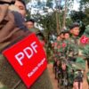 (KIA၊PDF ပူးပေါင်းတပ်မှ ရဲဘော်များအား တွေ့ရစဥ်။ ဓာတ်ပုံ - CJ)