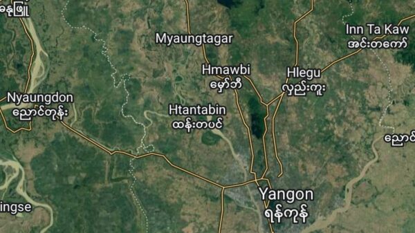 (တိုက်ကြီး မြို့နယ်နှင့် အနီးဝန်းကျင်ကို Google Map တွင်​တွေ့ရမှု)