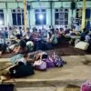 (စစ်ကောင်စီတပ်စစ်ကြောင်းကြောင့် ထွက်ပြေးတိမ်းရှောင်ခဲ့ရသော ပြည်သူများအား တွေ့ရစဥ်။ ဓာတ်ပုံ - Cj)